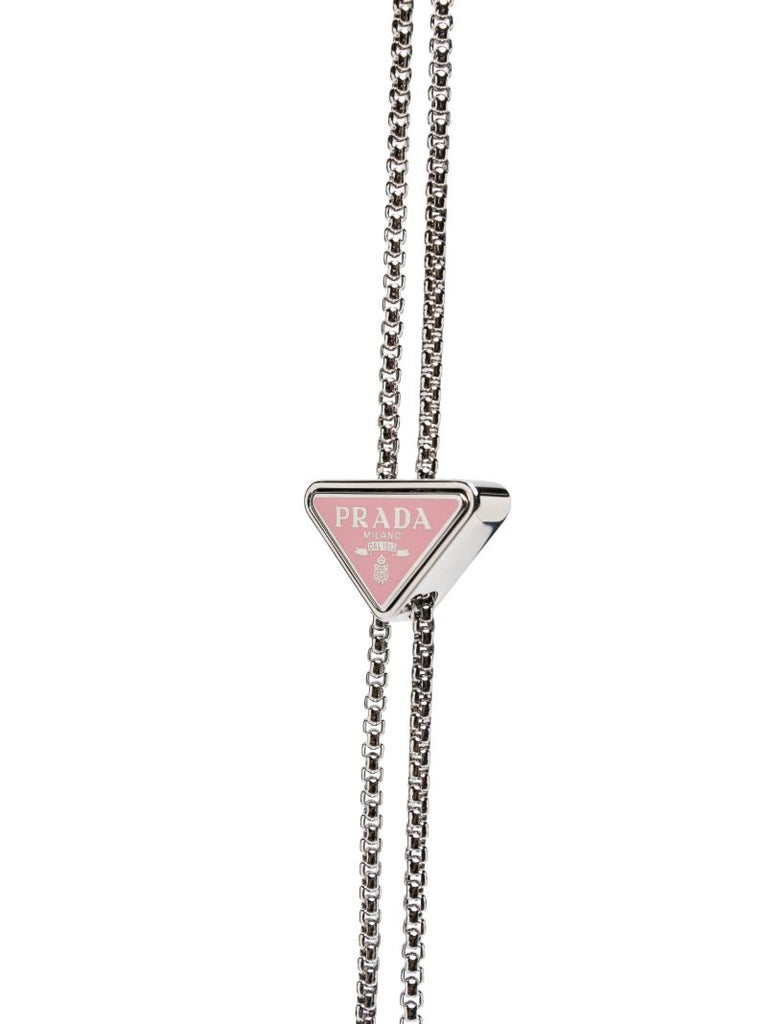 Pink  Logo Plaque Cross Body Bag