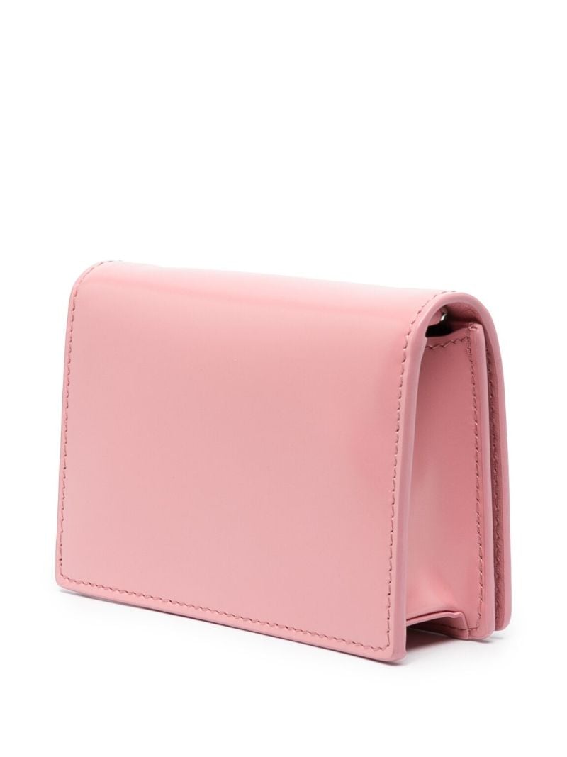 Pink  Logo Plaque Cross Body Bag