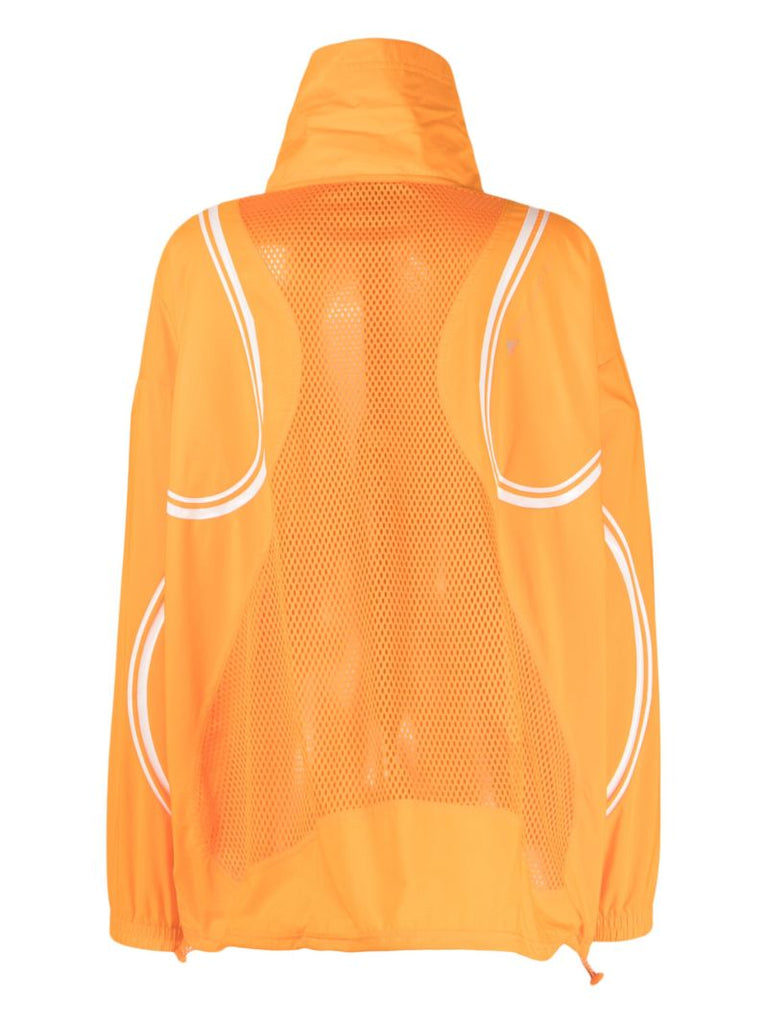 Orange Zip-up Track Jacket