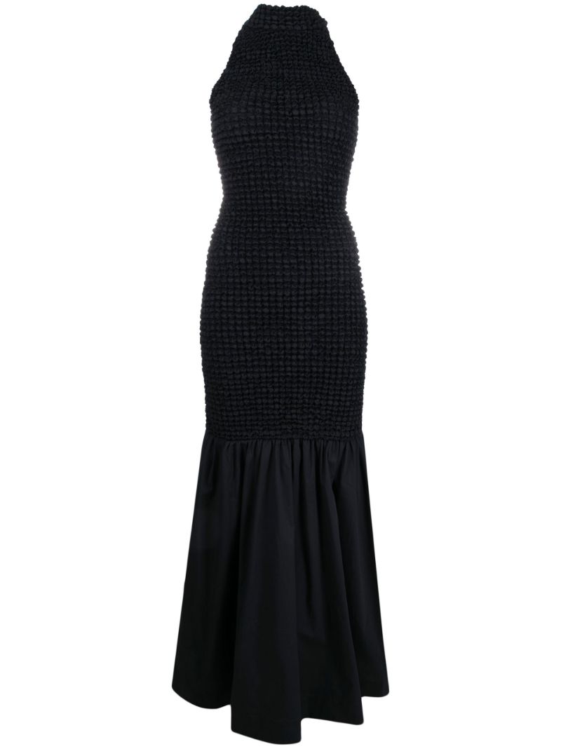 Black Kiera Cotton Maxi Dress
