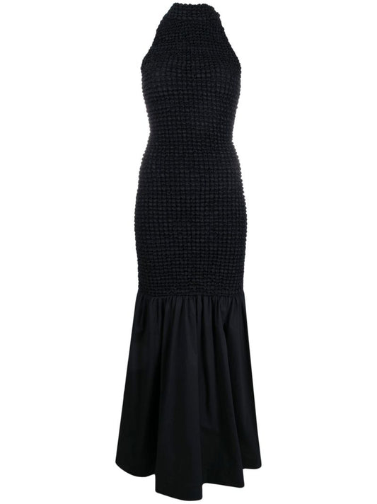Black Kiera Cotton Maxi Dress