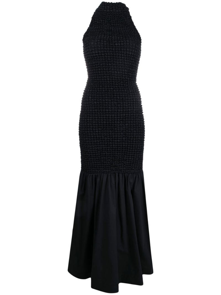Black Kiera Cotton Maxi Dress
