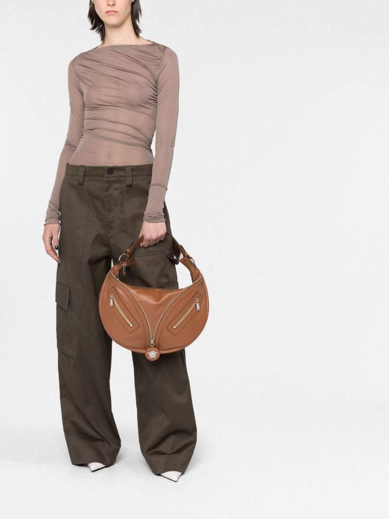 Brown Medusa Shoulder Bag