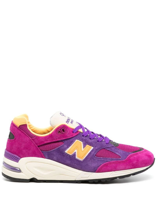 Pink Made in Usa 990v2 Low-top Sneakers