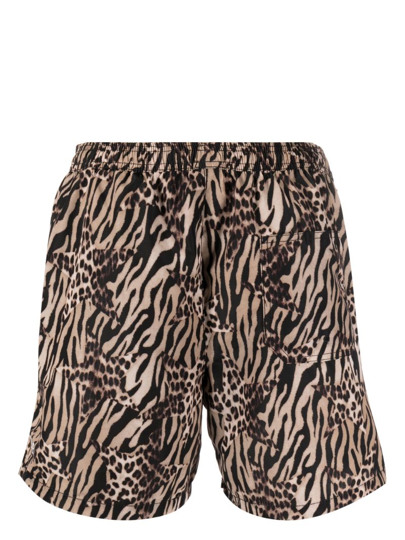 Brown Zoo Burner Swim Shorts