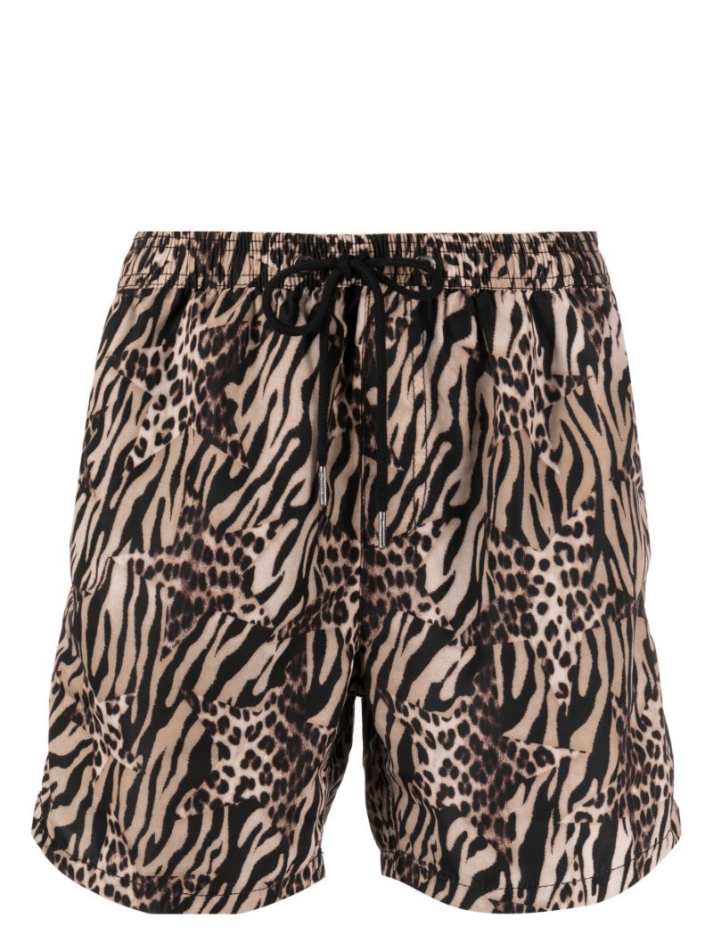 Brown Zoo Burner Swim Shorts