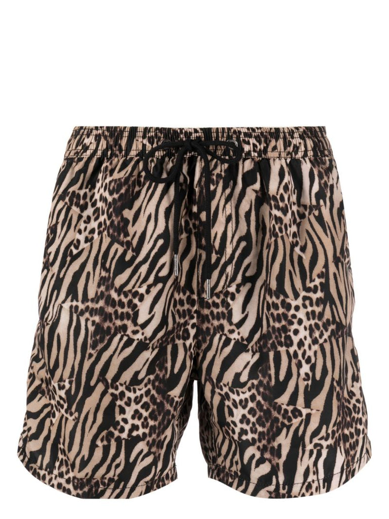 Brown Zoo Burner Swim Shorts