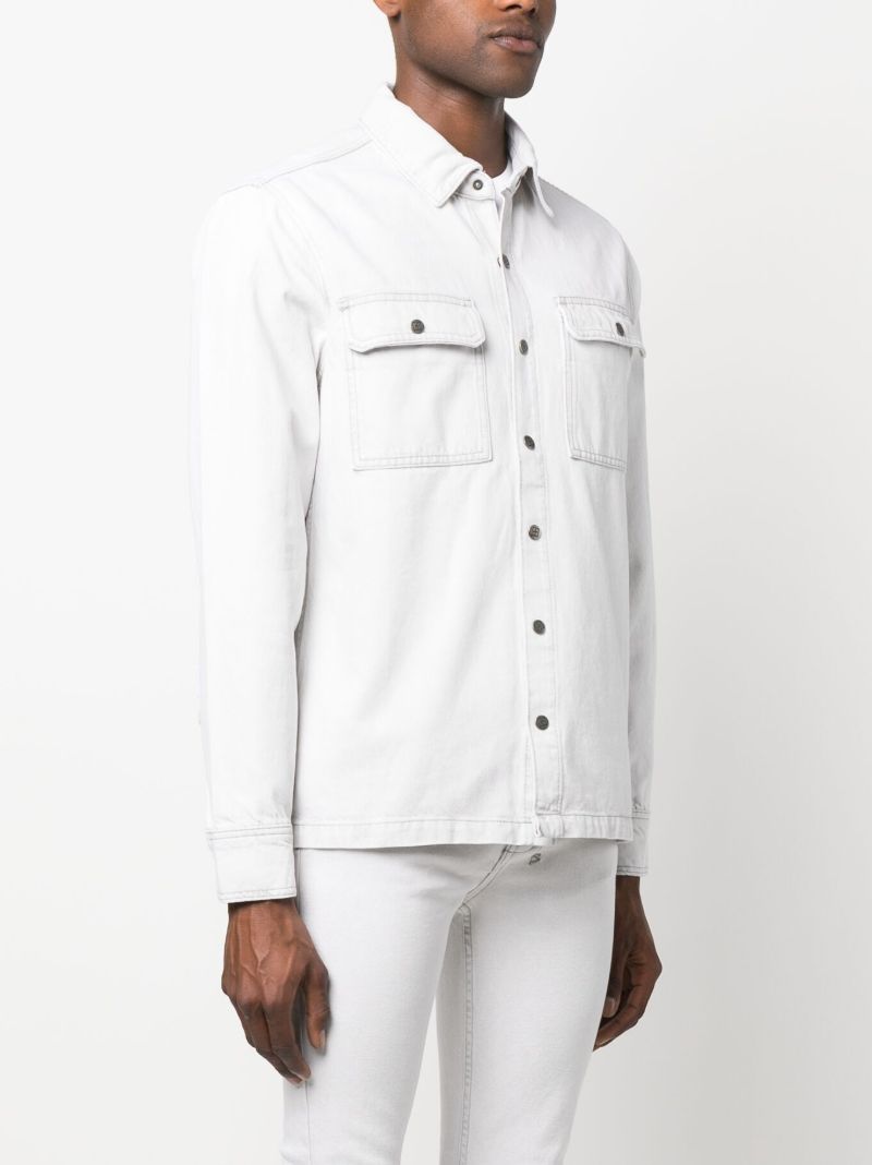 Grey Scorpio Habits Denim Shirt