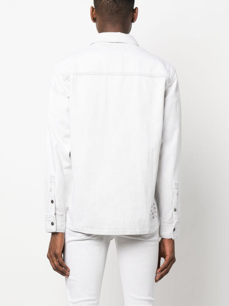 Grey Scorpio Habits Denim Shirt