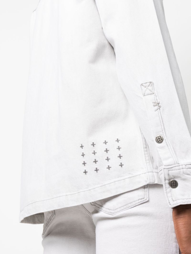 Grey Scorpio Habits Denim Shirt