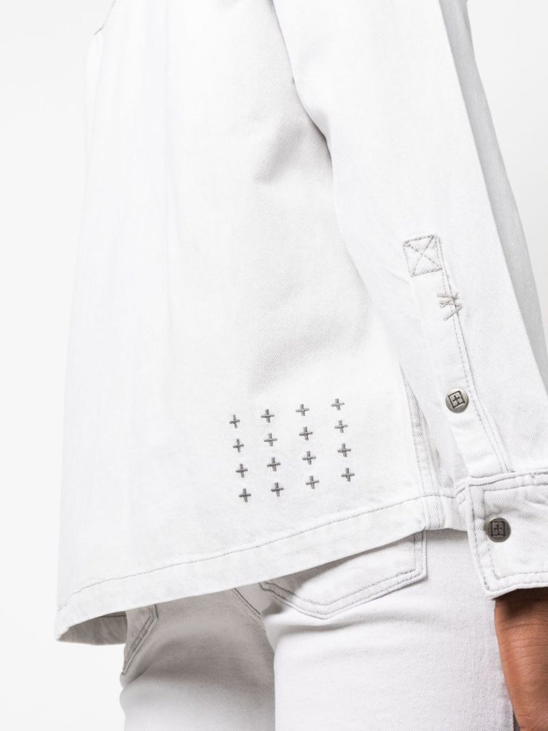 Grey Scorpio Habits Denim Shirt