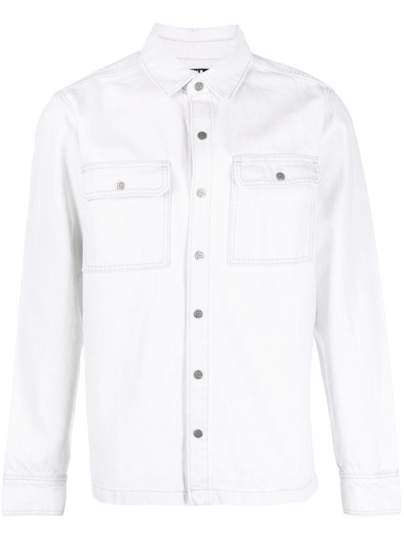 Grey Scorpio Habits Denim Shirt
