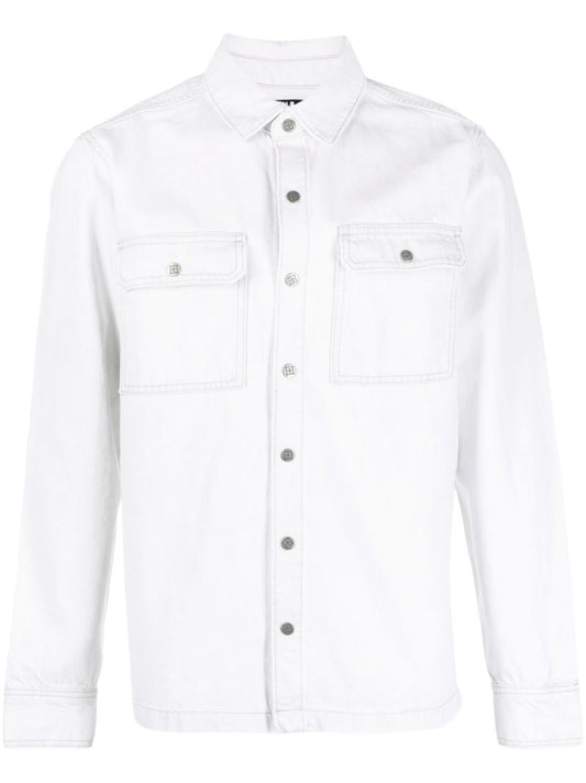 Grey Scorpio Habits Denim Shirt
