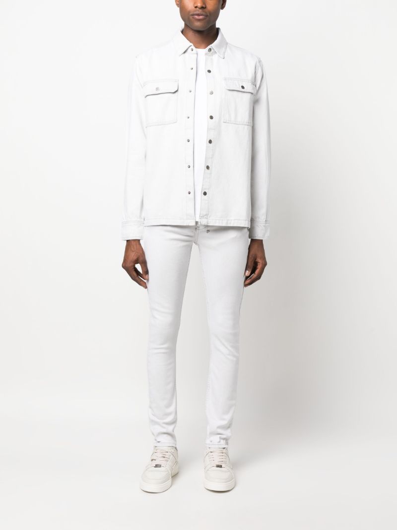 Grey Scorpio Habits Denim Shirt