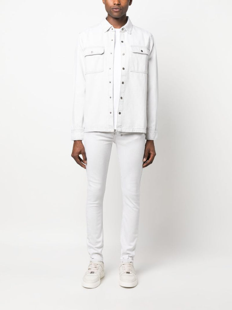 Grey Scorpio Habits Denim Shirt