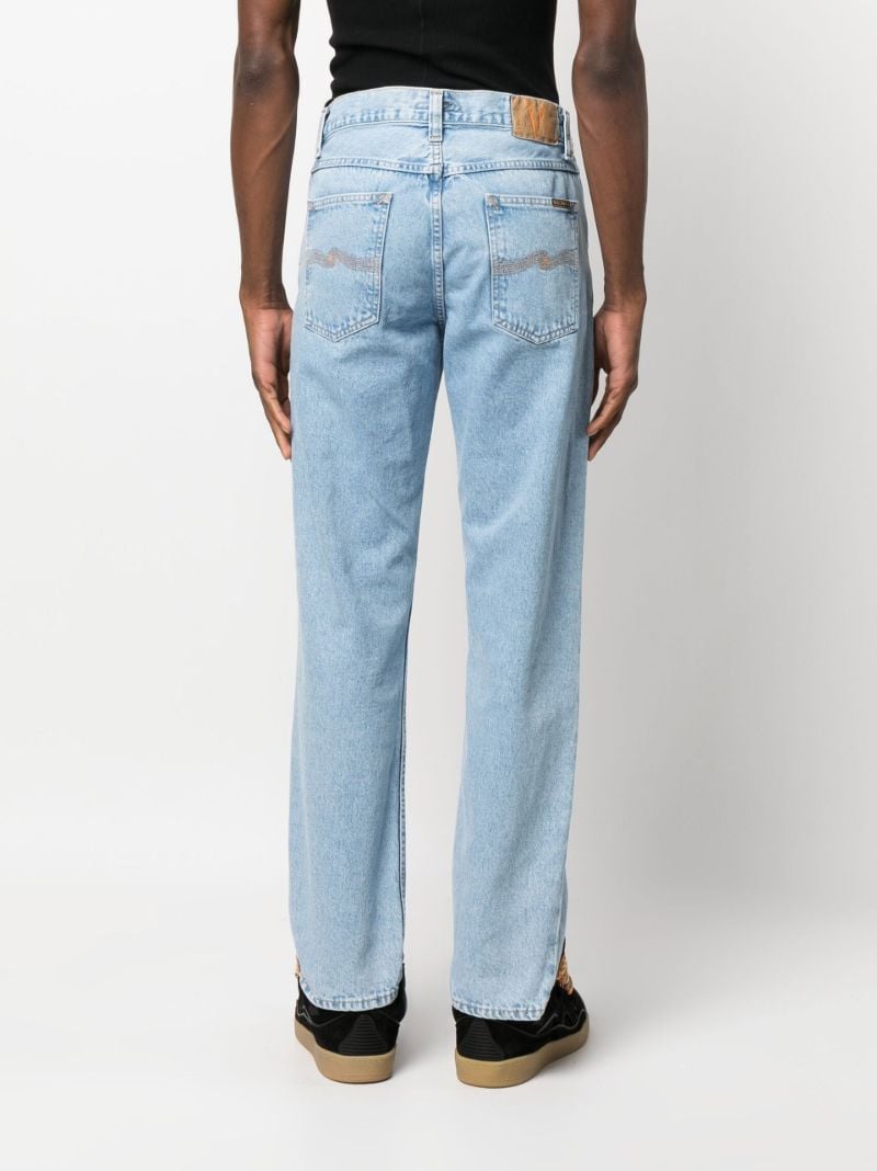 Blue Gritty Jackson Straight-leg Jeans