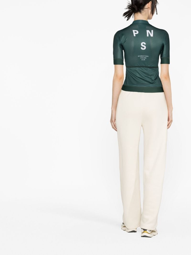 Green Mechanism Cycling Jersey Top
