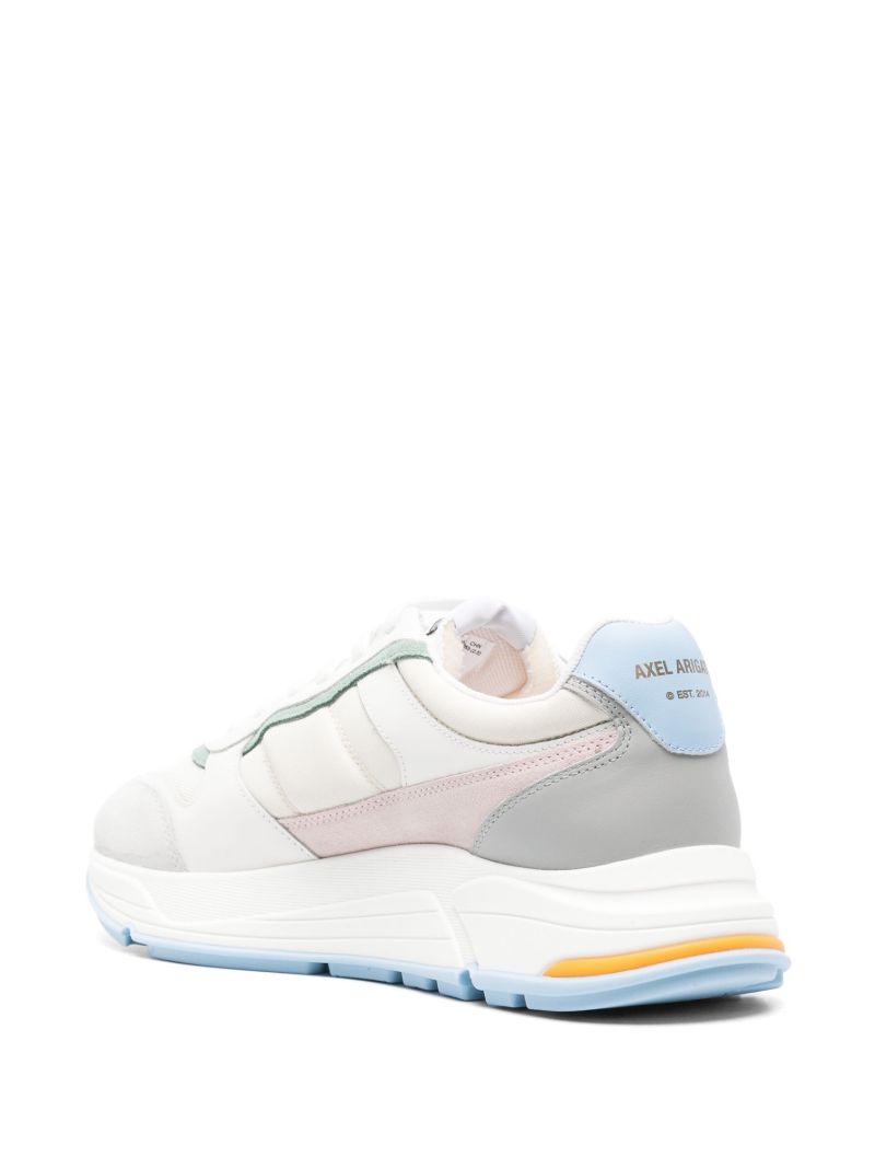 White Rush Panelled Low-top Sneakers