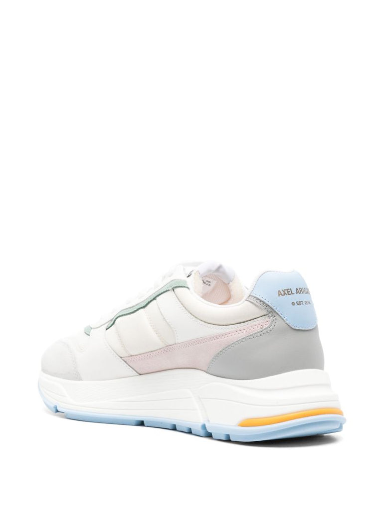 White Rush Panelled Low-top Sneakers