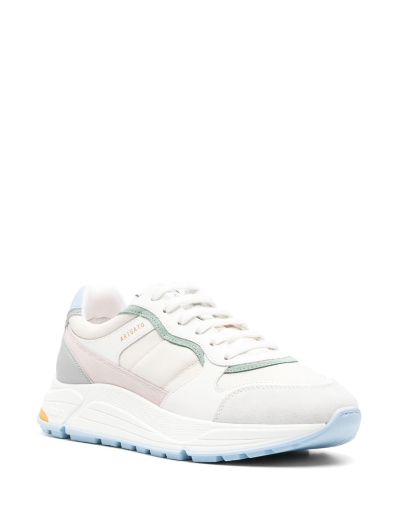 White Rush Panelled Low-top Sneakers