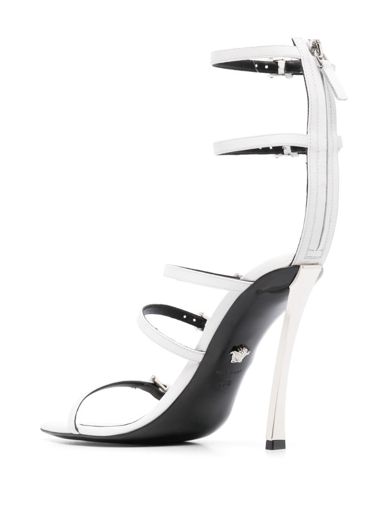 White Multi-strap Sandals