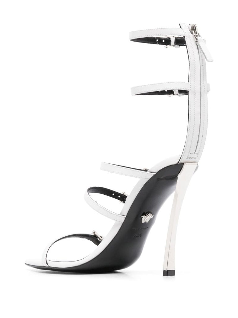 White Multi-strap Sandals