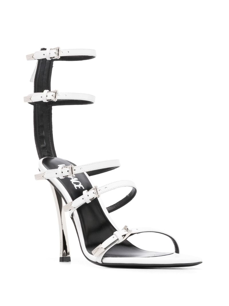 White Multi-strap Sandals