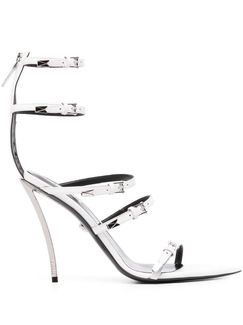 White Multi-strap Sandals