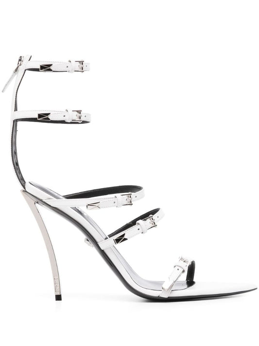 White Multi-strap Sandals