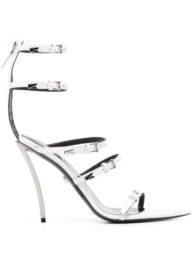 White Multi-strap Sandals