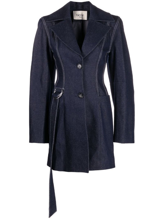 Blue D-ring Denim Blazer