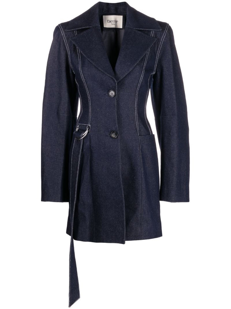 Blue D-ring Denim Blazer