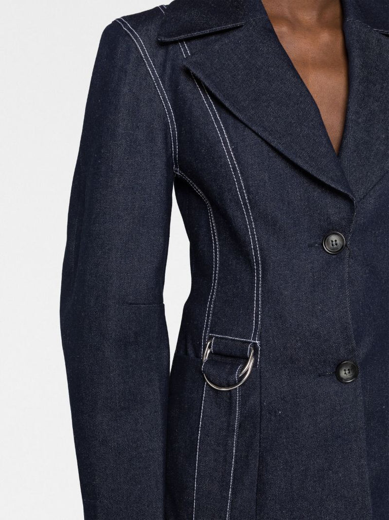 Blue D-ring Denim Blazer
