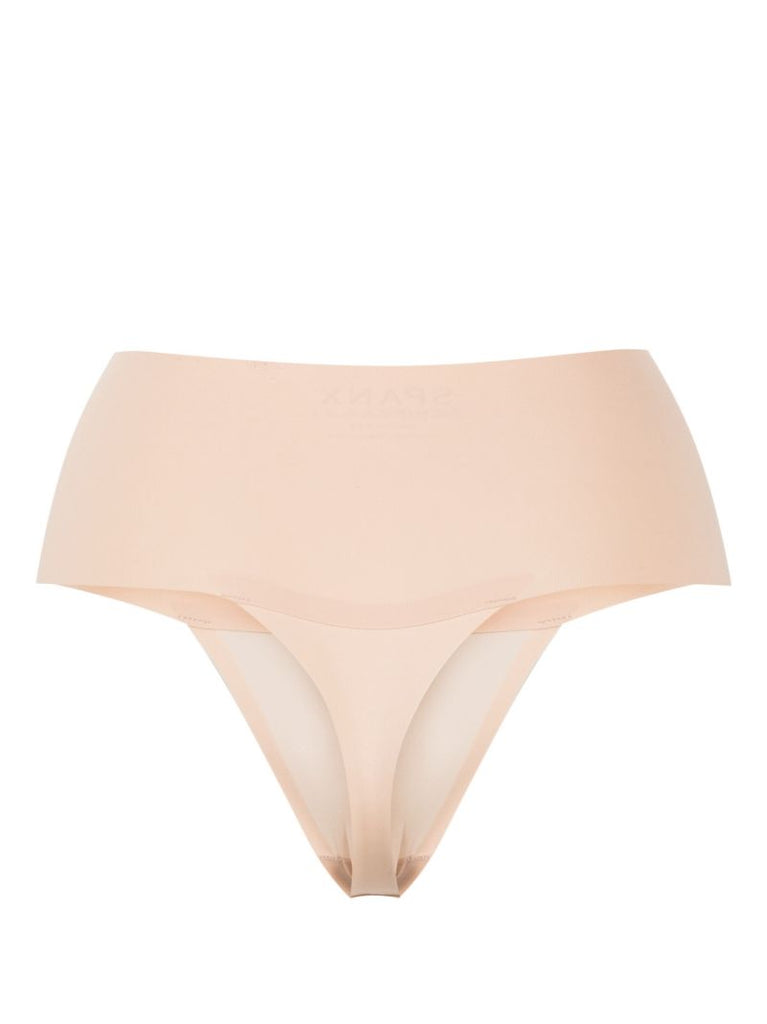 Black and Beige Undetectable Thong Set