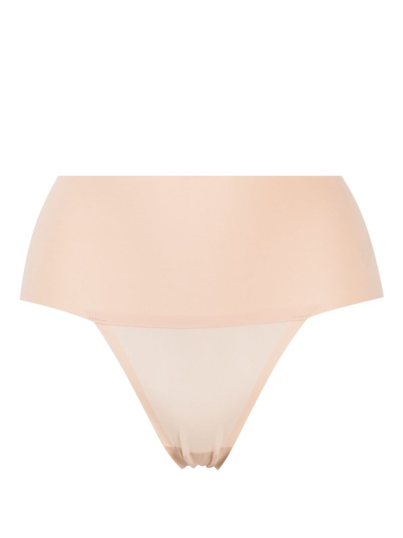 Black and Beige Undetectable Thong Set