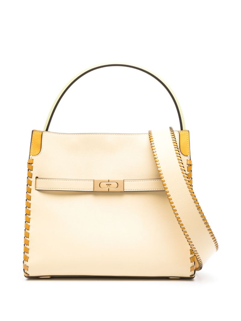 Neutral Lee Radziwill Whipstitch Tote Bag