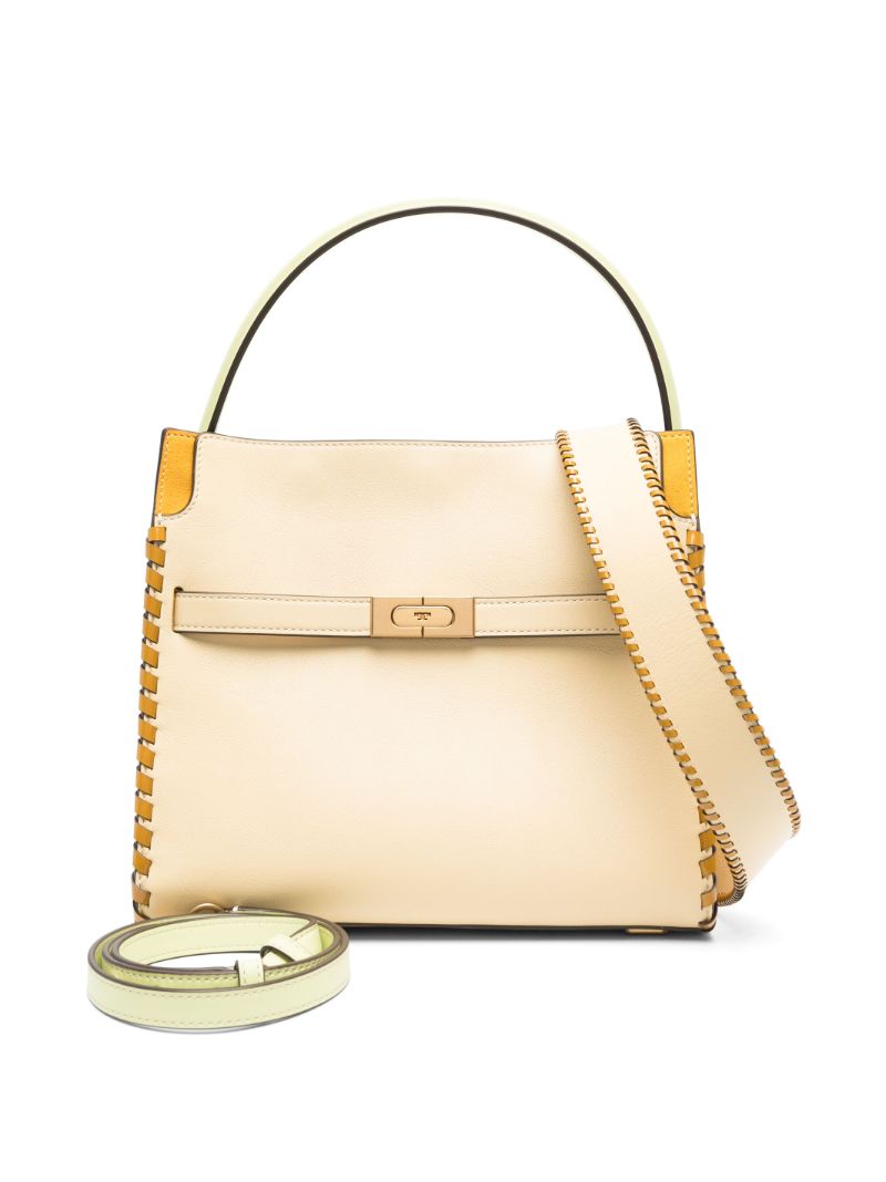 Neutral Lee Radziwill Whipstitch Tote Bag