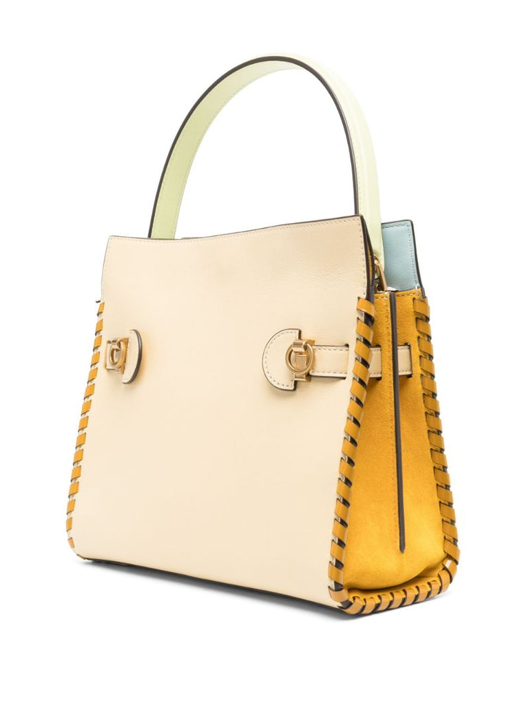 Neutral Lee Radziwill Whipstitch Tote Bag