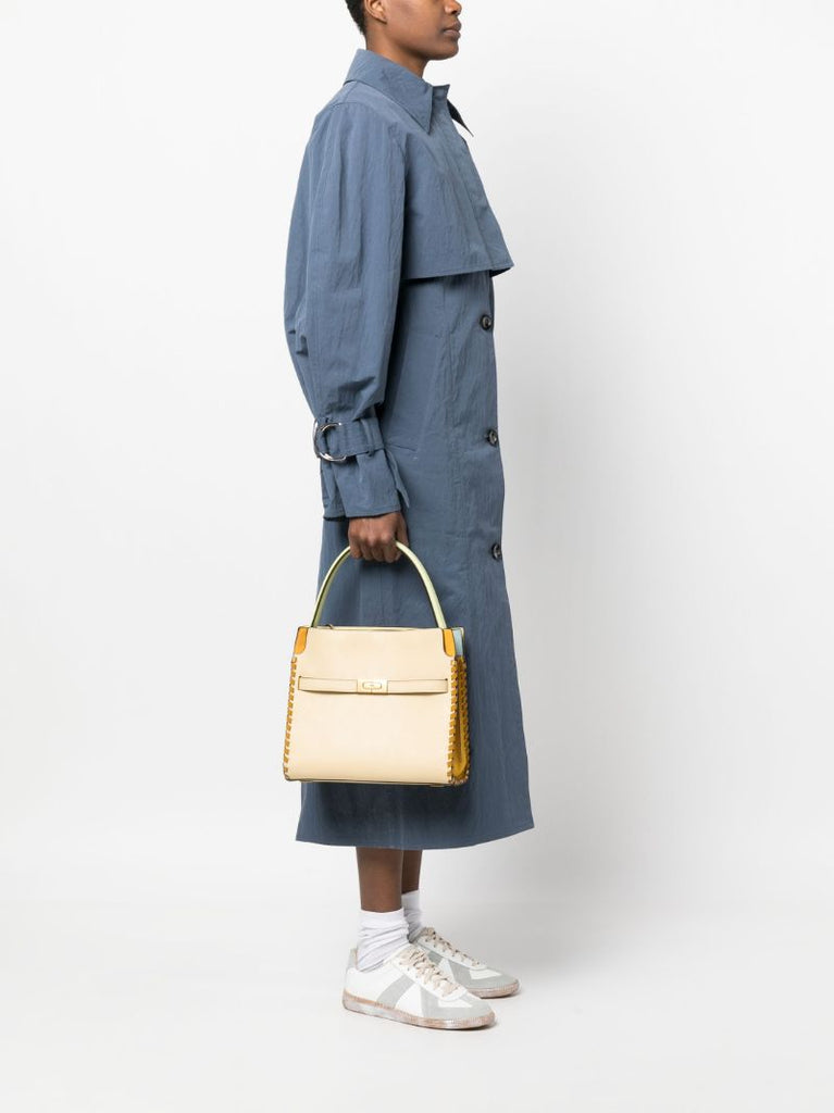 Neutral Lee Radziwill Whipstitch Tote Bag