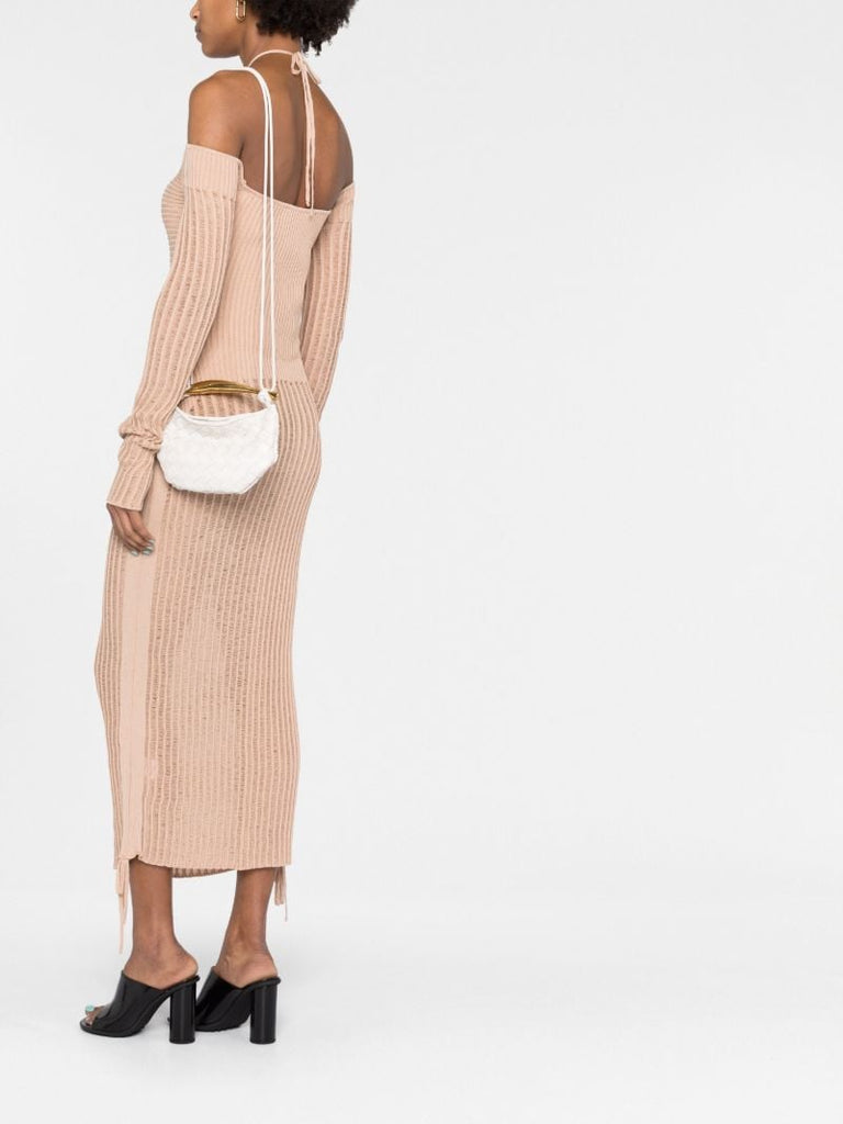 White Sardine Mini Leather Shoulder Bag