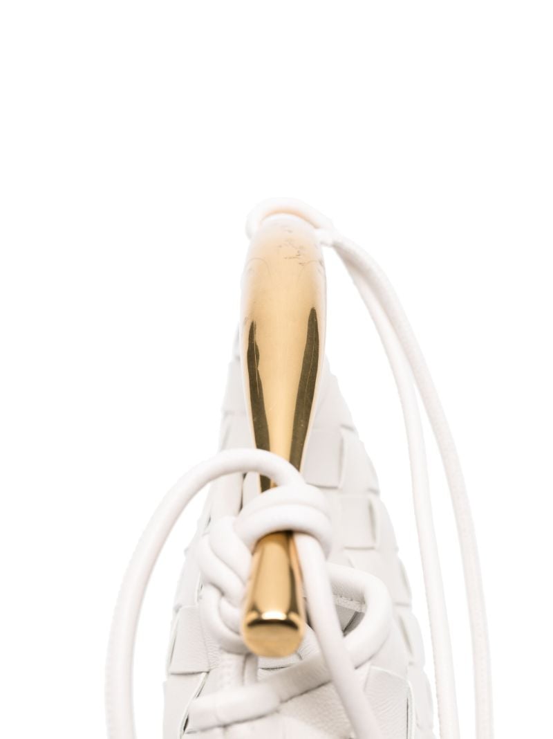 White Sardine Mini Leather Shoulder Bag