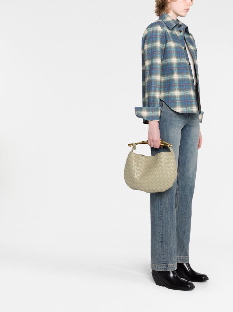 Green Sardine Top Handle Bag