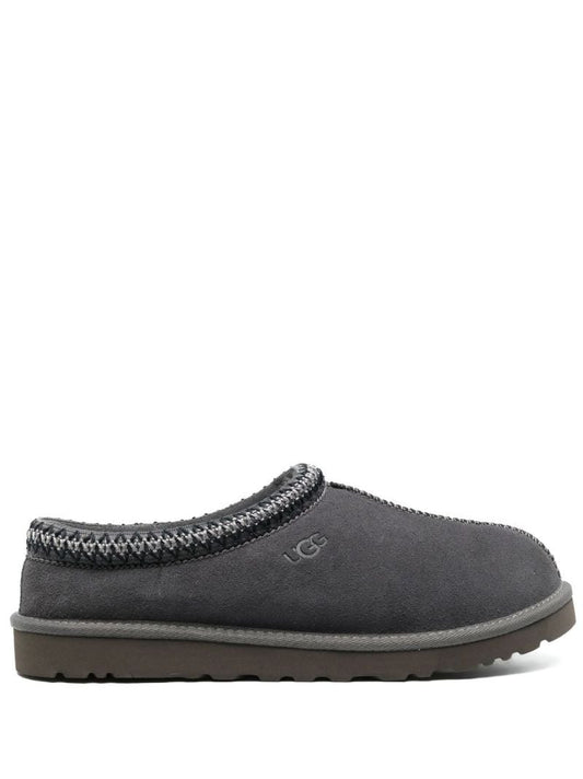 Grey Tasman Suede Slippers