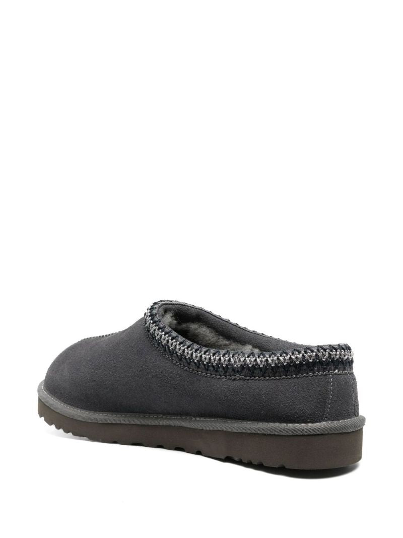 Grey Tasman Suede Slippers