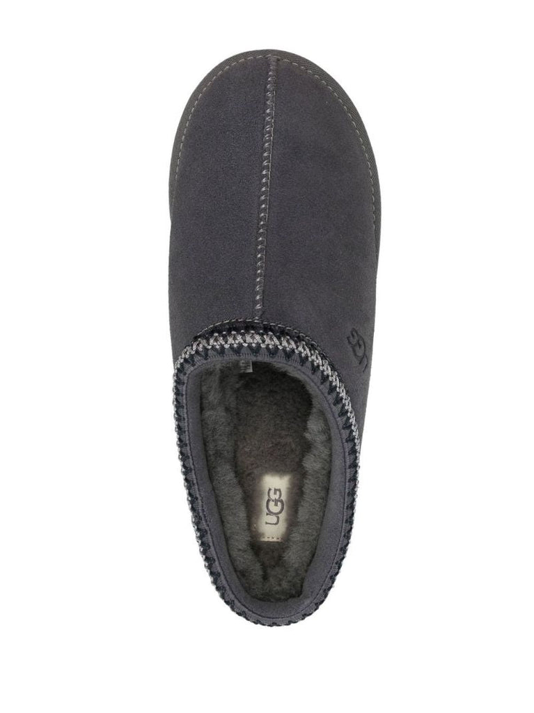 Grey Tasman Suede Slippers