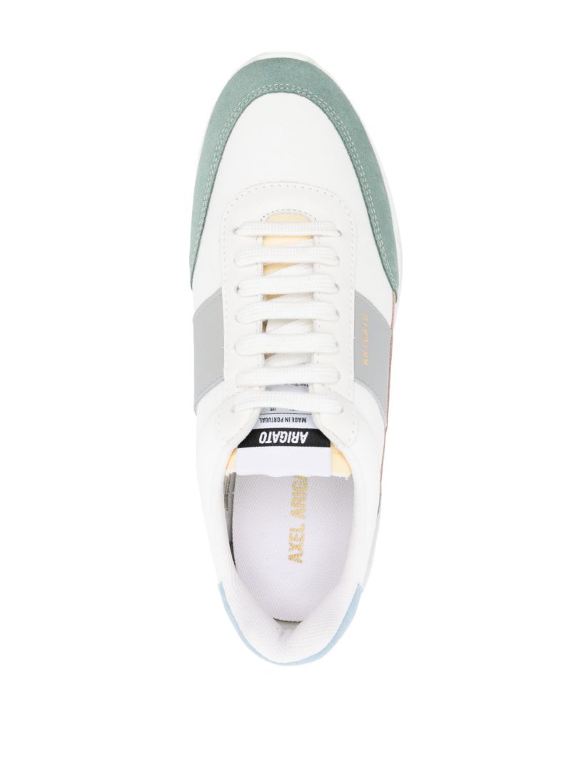 White Genesis Vintage Runner Leather Sneakers