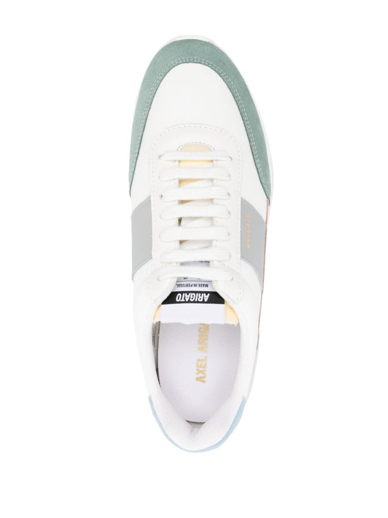 White Genesis Vintage Runner Leather Sneakers