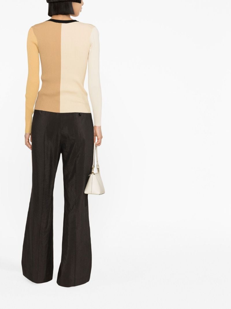 Neutral Cargo Ribbed Knit Cardigan