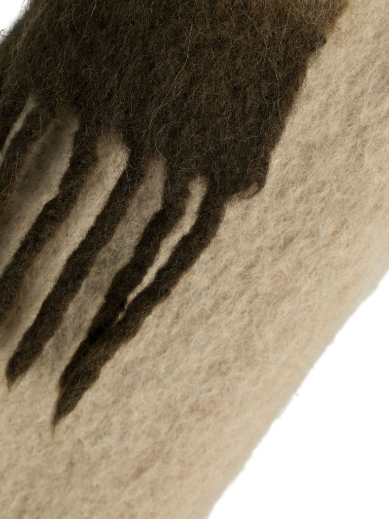 Brown Firny Dip-dye Scarf