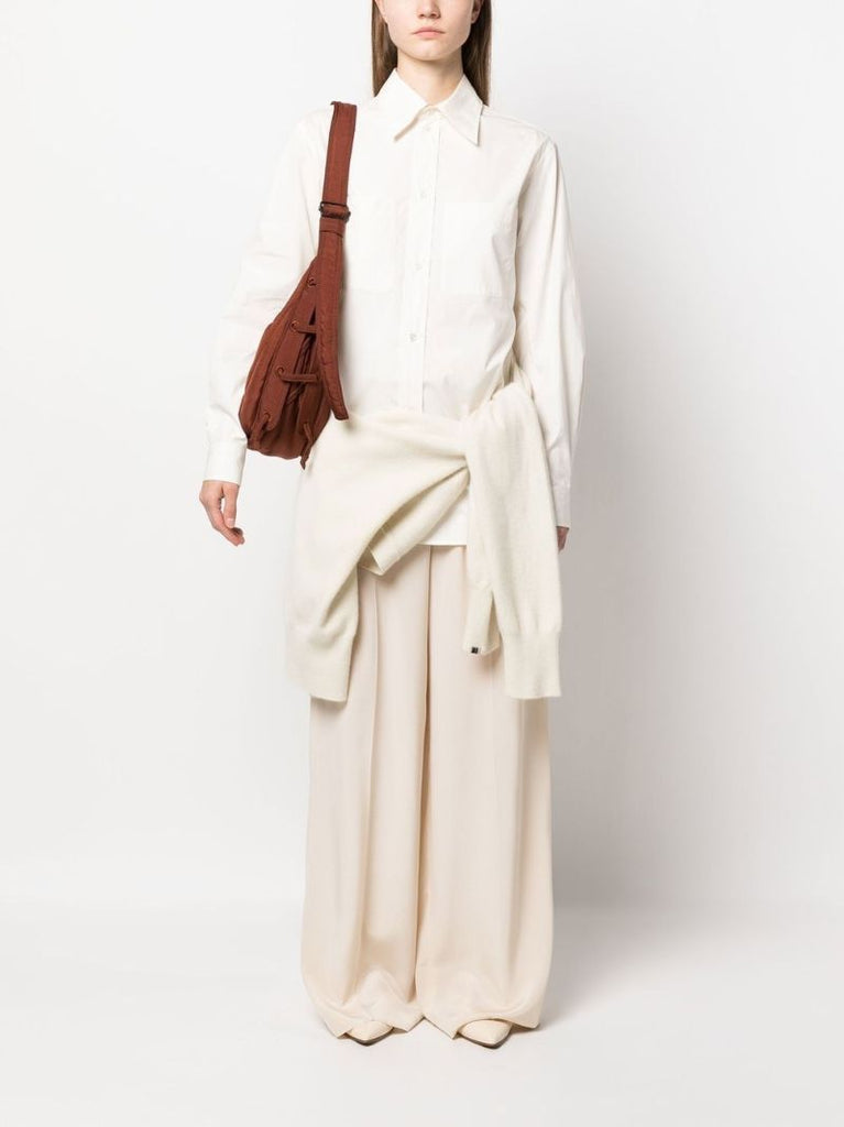 White Long Sleeve Cotton Shirt